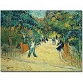 Trademark Global Vincent van Gogh Public Gardens in Arles 1888 Canvas Art, 18 x 24