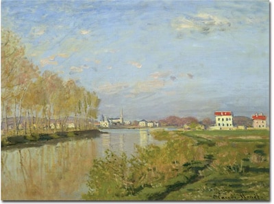Trademark Global Claude Monet The Seine at Argenteuil, 1873 Canvas Art, 26 x 32