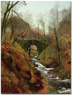 Trademark Global John Atkinson Grimshaw March Morning Canvas Art, 47 x 35