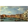 Trademark Global Canaletto Canal of Santa Ciara, Venice Canvas Art, 30 x 47