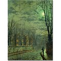 Trademark Global John Atkinson Grimshaw Going Home by Moonlight Canvas Art, 32 x 26