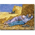 Trademark Global Vincent Van Gogh Siesta After Millet, 1890 Canvas Art, 26 x 32