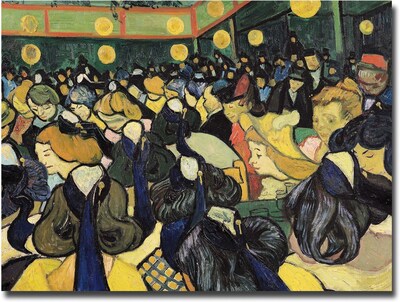 Trademark Global Vincent Van Gogh The Dance Hall at Arles 1888 Canvas Art, 26 x 32