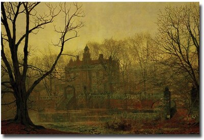 Trademark Global John Atkinson Grimshaw In the Gloaming, 1878 Canvas Art, 16 x 24