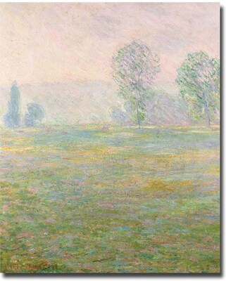 Trademark Global Claude Monet Meadows in Giverny, 1885 Canvas Art, 32 x 26