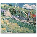 Trademark Global Vincent Van Gogh Cottages at Auvers-sur-Oise, 1890 Canvas Art, 26 x 32