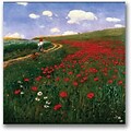 Trademark Global Pal Szinyei Merse The Poppy Field Canvas Art, 24 x 24