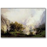 Trademark Global Albert Biersdant Rocky Mountian Landscape, 1870 Canvas Art, 16 x 24
