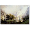 Trademark Global Albert Biersdant Rocky Mountian Landscape, 1870 Canvas Art, 16 x 24
