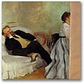 Trademark Global Edgar Degas Monsieur and Madame Edouard Manet Canvas Art, 18 x 18