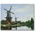 Trademark Global Eugene Boudin Dutch Windmills Canvas Art, 18 x 24