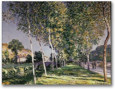 Trademark Global Alfred Sisley The Walk Canvas Art, 24 x 32