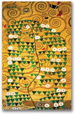 Trademark Global Gustav Klimt Tree of Life Canvas Art, 47 x 30