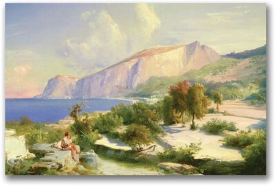 Trademark Global Karl Blechen The Marina Grande Canvas Art, 35 x 47