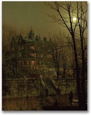 Trademark Global John Atkinson Grimshaw Knostrop Old Hall, Leeds Canvas Art, 24 x 18