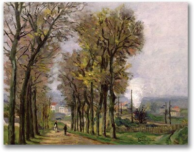 Trademark Global Jean Baptiste Guillamin Landscape in France Canvas Art, 35 x 47