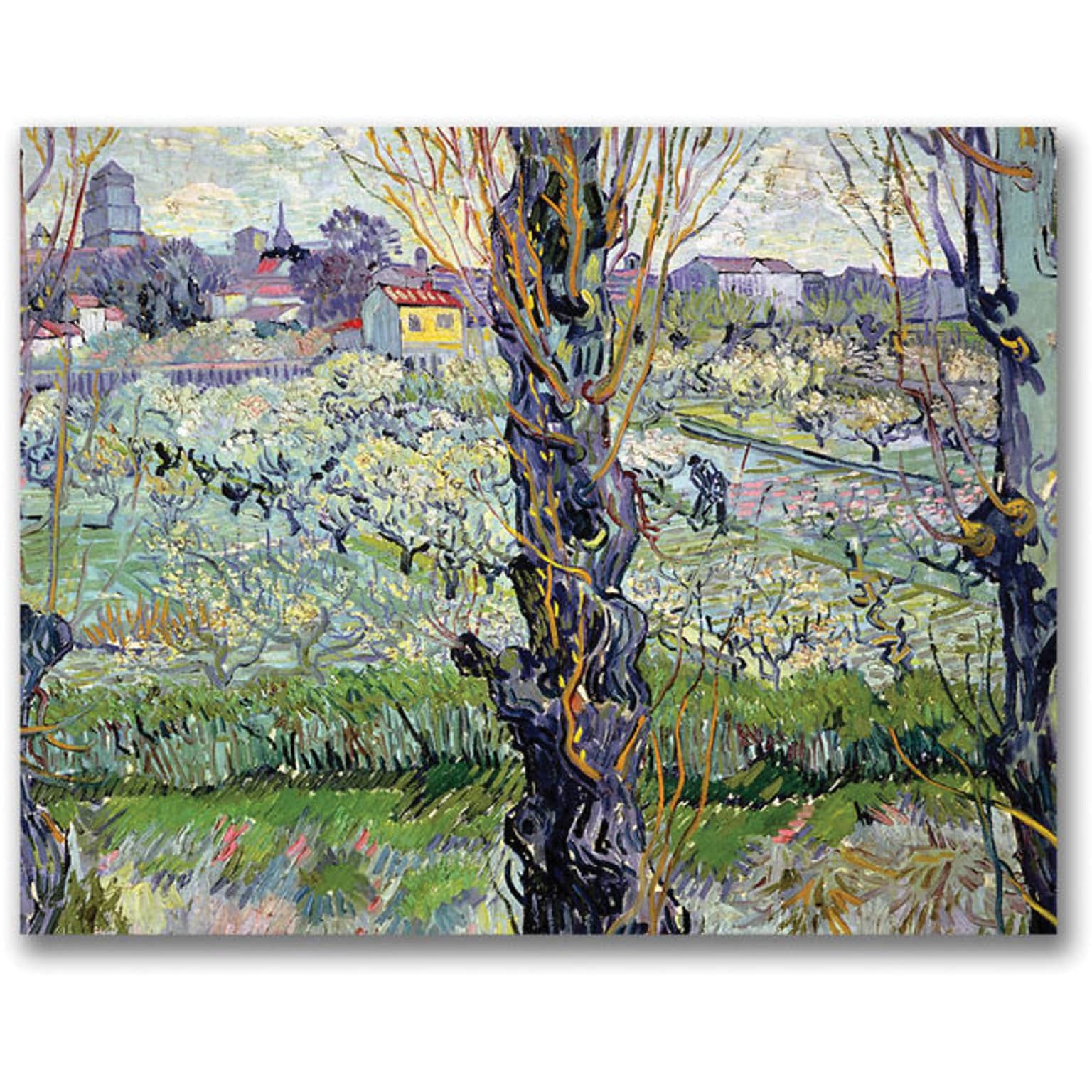 Trademark Global Vincent Van Gogh View of Arles Canvas Art, 26 x 32
