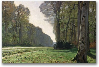 Trademark Global Claude Monet The Road to Bas Breau Canvas Art, 35 x 47