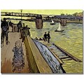 Trademark Global Vincent Van Gogh Le Pont De Trinquetaille Canvas Art, 18 x 24