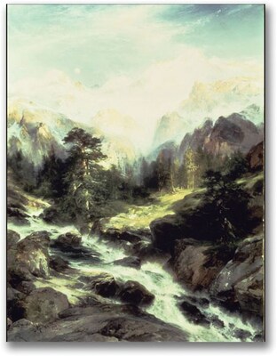Trademark Global Thomas Moran In the Tetron Range Canvas Art, 47 x 35