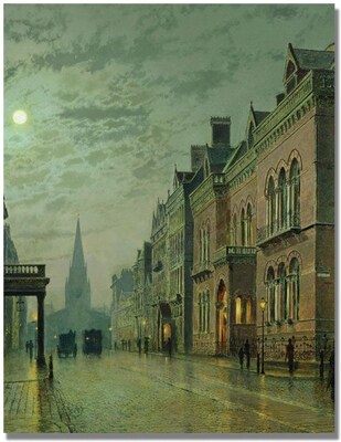 Trademark Global John Atkinson Grimshaw Park Row Leeds Canvas Art, 47 x 35