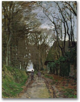Trademark Global Claude Monet Path in Normandy Canvas Art, 47 x 35