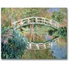 Trademark Global Claude Monet The Japanese Bridge Giverny Canvas Art, Impressionist style, 24x32