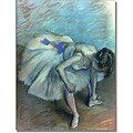 Trademark Global Edgar Degas Seated Dancer Canvas Art, 47 x 35
