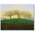 Trademark Global Caspar David Friedrich Hills and Ploughed Fields Canvas Art, 18 x 24