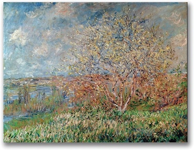 Trademark Global Claude Monet Spring 1880 Canvas Art, 24 x 32