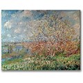 Trademark Global Claude Monet Spring 1880 Canvas Art, 35 x 47