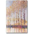 Trademark Global Claude Monet Poplars on the Banks of the Epte Canvas Art, 47 x 35