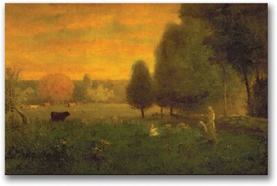 Trademark Global George Inness Sundown Brillance Canvas Art, 30 x 47