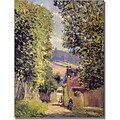 Trademark Global Alfred Sisley A Road to Louveciennes 1883 Canvas Art, 24 x 18