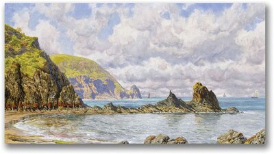 Trademark Global John Brett Forest Cove Cardigan Bay Canvas Art, 24 x 47