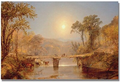 Trademark Global Jasper Cropsey Indian Summer on the Delaware Canvas Art, 16 x 24