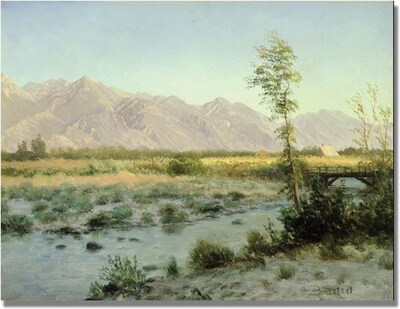 Trademark Global Albert Biersdant Prairie Landscape Canvas Art, 24 x 32