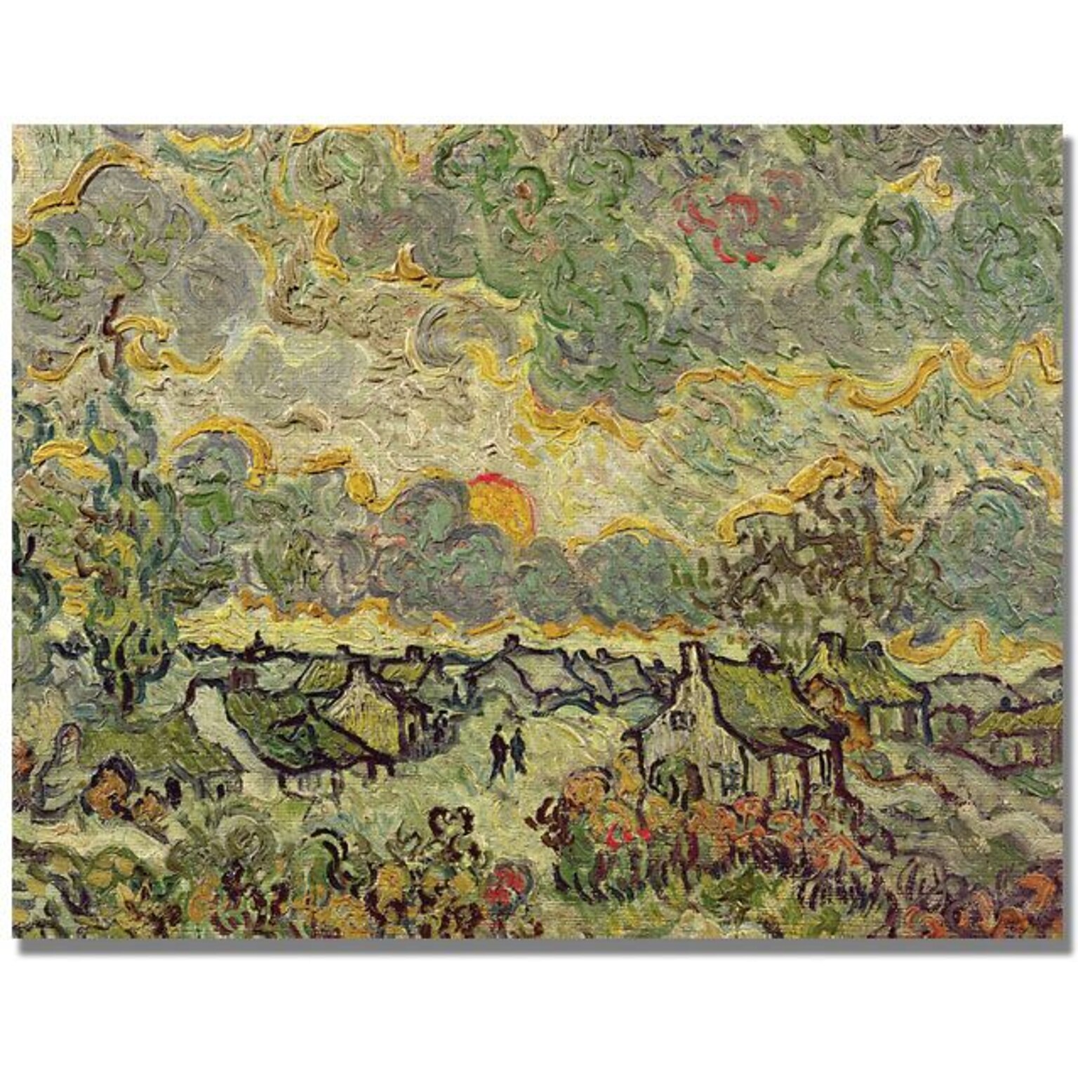 Trademark Global Vincent Van Gogh Autumn Landscape Canvas Art, 35 x 47