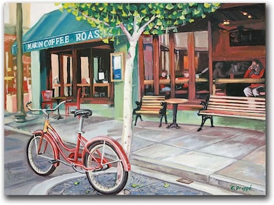 Trademark Global Colleen Proppe Coffee Shop Canvas Art, 18 x 24