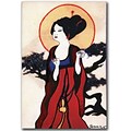 Trademark Global Garner Lewis Japanese Woman Canvas Art, 47 x 30