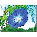 Trademark Global Kathie McCurdy Heavenly Blue Morning Glory Canvas Art, 30 x 47