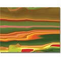 Trademark Global Kathie McCurdy Neon Cactus Liquid Stripes Canvas Art, 18 x 24