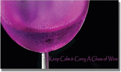 Trademark Global Kathie McCurdy Pink Chardonney Glass Canvas Art, 24 x 47