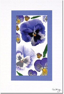 Trademark Global Kathie McCurdy Pansy Window Canvas Art, 24 x 16