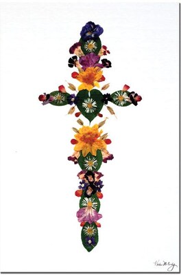 Trademark Global Kathie McCurdy Centered Heart Canvas Art, 24 x 16