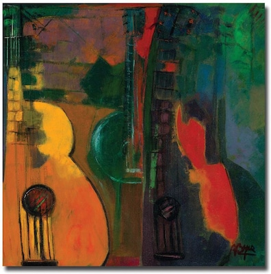 Trademark Global Boyer Guitars Canvas Art, 35 x 35