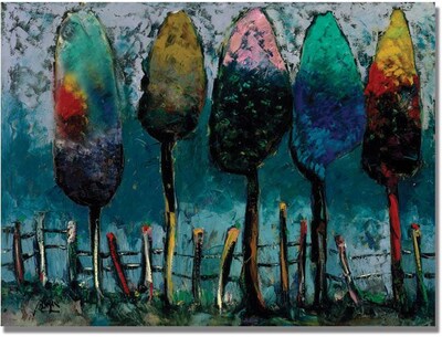 Trademark Global Boyer Azul Cielo Canvas Art, 26 x 32