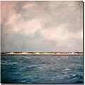 Trademark Global Michelle Calkins Dunes of Lake Michigan with Big Sky Canvas Art, 35 x 35