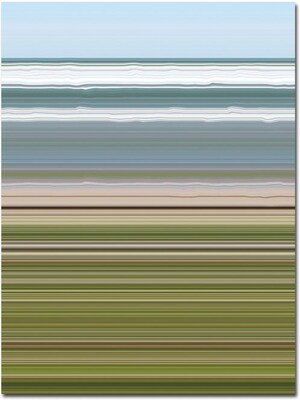 Trademark Global Michelle Calkins Sky Water Beach Grass Canvas Art, 24 x 18