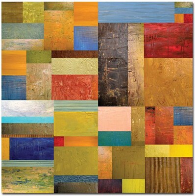 Trademark Global Michelle Calkins Pieces Project III Canvas Art, 35 x 35